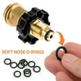 thumbnail image 2 of 10Pcs Propane Tank Gasket & Soft Rubber O-Rings for All Nose POL Fittings, Hose Seal Rings - Gas Leakage Prevent, Fit Adapters, Valves, Regulators, Connectors etc, 2 of 4