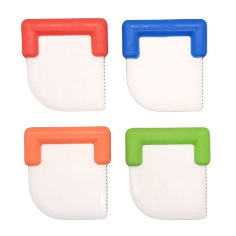 Handy Housewares Durable 3 Nylon Plastic Pan Scraper Tool with Anti-Slip  Handle - Random Color