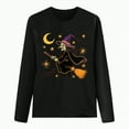 thumbnail image 4 of Godom Halloween Long Sleeve Shirts for Women Casual Soft Crewneck Basic Tee Tops Fall Outfit Clothes, 4 of 4