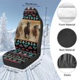 thumbnail image 4 of Binienty Aztec Car Seat Covers Front Seats Horse Fluffy Seat Covers for Cars Full Set Soft Comfy Thick Auto Bucket Protector Cloth 2 Pc Car Accessories Set, 4 of 8