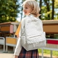 thumbnail image 2 of Polka Dot Lace Coquette Kawaii Backpack, Large Capacity Laptop Daypack with Random Plush Pendant, Multi-Compartment Lightweight School Rucksack, Adjustable Strap Shoulder Bag for Women Travel Work, 2 of 2