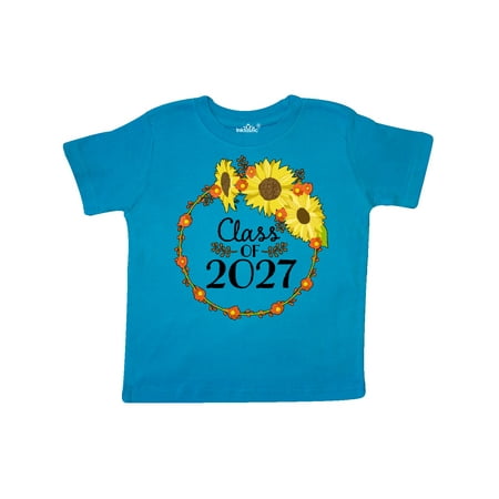 

Inktastic Class of 2027 Sunflower Wreath Gift Toddler Boy or Toddler Girl T-Shirt