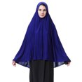 thumbnail image 2 of Colección Musulmana Hijab Khimar Pañuelo para Mujeres, Banderas de Estilo Largo en 12 Colores, Poliéster Suave para el Uso Diario Modesto, 2 of 9