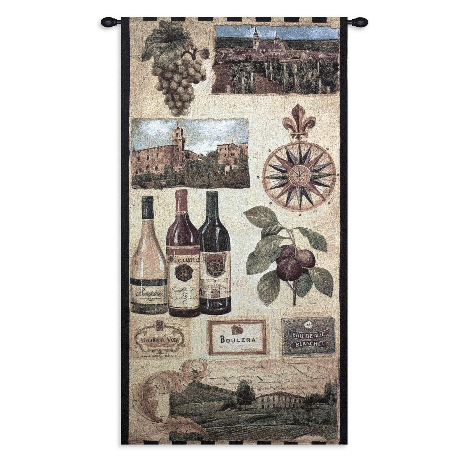 Fine Art Tapestries Wine Country I Wall Tapestry