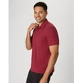 thumbnail image 3 of Hanes Moves Men's Short Sleeve Performance Polo Cardinal Red L, 3 of 5