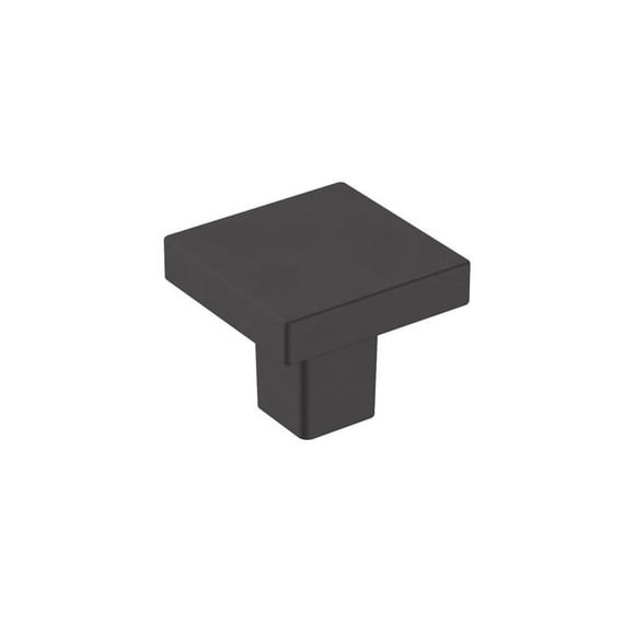 Pomo para armario Amerock Monument Modern Square, 2,54 cm, mate, paquete de 6