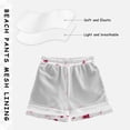 thumbnail image 5 of Kids' Beach Pants Comfortable Swim Trunks Watercolor Cherries Pattern Shorts for Pool Vacation and Lounge Wear X-Large, 5 of 8