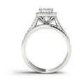 thumbnail image 2 of 1 Carat T.W. Diamond 10kt White Gold Single Halo Engagement Ring Set, 2 of 4