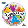 thumbnail image 1 of Qualatex Giant Congratulations Graduation Banner Blast 60cm Bubble Balloon, 1 of 1