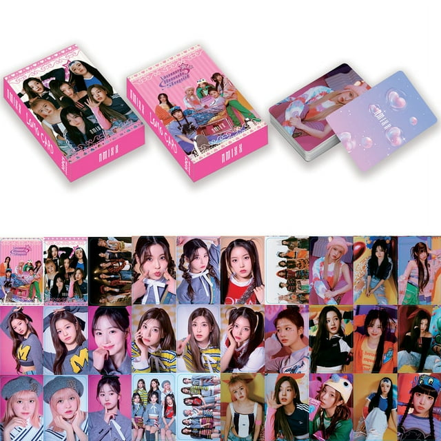 30PC/Set Kpop Lomo Cards Photo Album Korean Girl Group Postcard Mini Lomo Card Game Fans Collection Gift Toy Photocard Bookmarks Lomo Card 9