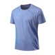 thumbnail image 2 of Tops para hombre, blusas y camisas de manga corta con cuello redondo para hombre, blusas casuales deportivas holgadas de manga corta con cuello redondo para hombre, blusas de poliéster para hombre, 2 of 4