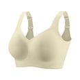 thumbnail image 7 of Lixiuxyad Wirefree Full Coverage Bra For Seamless Comfort Everyday T Shirt Underwire Support Soft Fabric Breathable Smooth Fit,Bras for Women Green L, 7 of 7