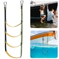 thumbnail image 1 of Boat Launching Ladder Easy Installation Multifunctional Professional Convenient Storage Wear-resistant Vessels Accessory Nylon Webbing Folding Boat Rope Ladder for Water Sports, 1 of 7