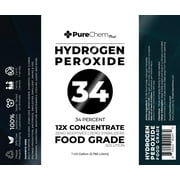 34.5% Food Grade Hydrogen Peroxide 1 Gallon