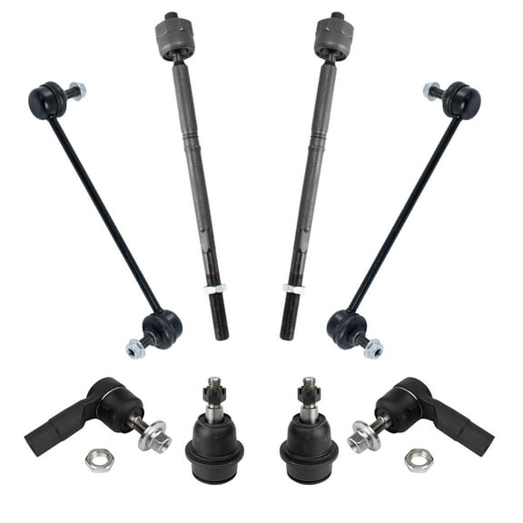 TRQ Front Ball Joint Sway Bar Link Tie Rod Suspension Kit Set 8pc for Cherokee PSA72484 Fits select: 2014-2018 JEEP CHEROKEE