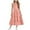 Pink, variant on Diufon Girls Maxi Dress Summer Casual Cap Sleeve A Line Sundress Ruffle Hem Flowy Dress for Tween 3-13 Years