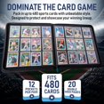 thumbnail image 3 of Carpeta para cartas coleccionables Invested Alliance para 480 cartas con cierre de cremallera, 3 of 8