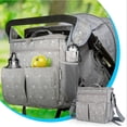 thumbnail image 4 of Bolsa organizadora JanHm para cochecito con portavasos impermeable grande, 4 of 5