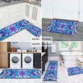thumbnail image 5 of Purple Ethnic Mandala Pattern Kitchen Rugs Sets Of 2,Anti Fatigue Kitchen Mat Rugs Non Slip Washable,Decorative Kitchen Floor Mats for Kitchen,Sink,Laundry,17"x30"+17"x47", 5 of 7
