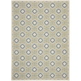 thumbnail image 4 of SAFAVIEH Veranda Jantar Geometric Indoor/Outdoor Area Rug, 4' x 5'7", Cream/Green, 4 of 10