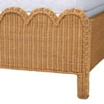 thumbnail image 5 of bali & pari Maritza Scalloped Natural Rattan Bed Frame Queen, 5 of 9