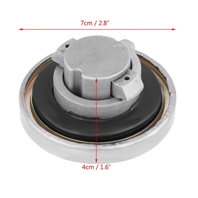 Tapa del combustible, Tapa de combustible, tapa de tanque de gasolina de motocicleta Qiilu con 2 llaves para Honda Shadow Spirit VT750 DC C2 VLX VT600 EOTVIA No
