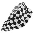 thumbnail image 5 of DEMACRIO 1Pcs Checkered Print Chef Hat Polyester Use Head Cover for Cooking, 5 of 8