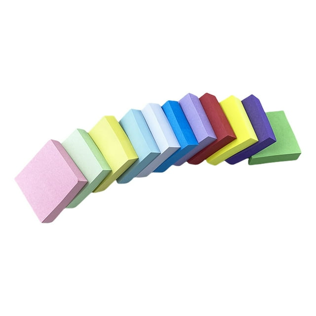 The Office Stickers Colorful Small Paper Strips, Mini Self-Adhesive Paper Strips, Student Stickers, Office Peelable Stickers for Students