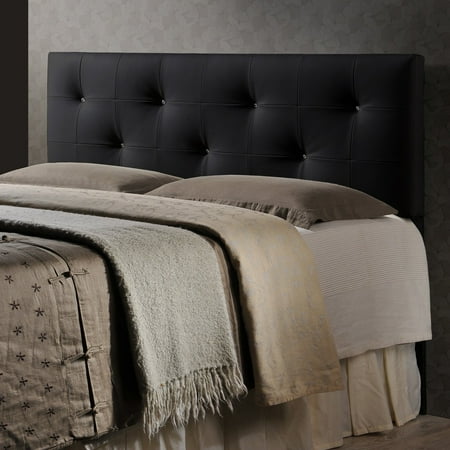 Baxton Studio Kirchem Upholstered Black Queen