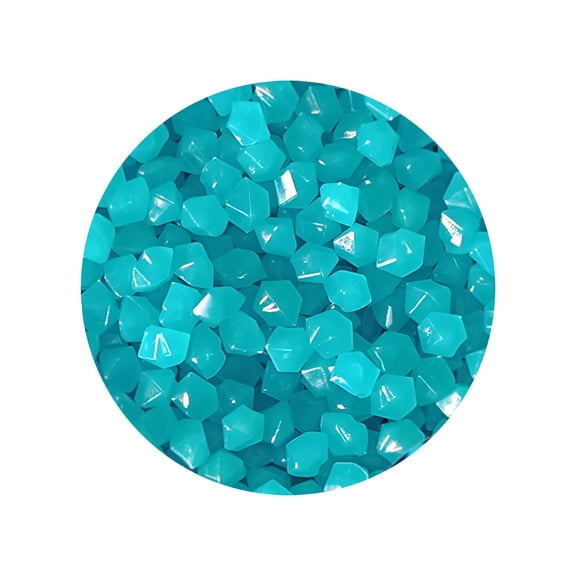 ACDANC 200Pcs Aquarium Fish Tank Colored Pebbles Glow in Dark Artificial Stone for Vase Fillers Decoration Luminous Stones Party Decoration Blue, 1 Pack of 200 Small Stones