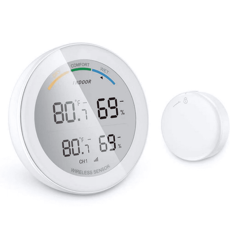 Digital Hygrometer Indoor Thermometer Room Thermometer and Humidity Gauge  with Temperature Monitor, Indoor Thermometer for Room Temperature, Humidity  Monitor Expression Indicator for Home - Yahoo Shopping