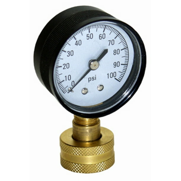 WSPHG100 Water Pressure Test Gauge, 100 PSI Quantity 1