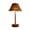 Brown, variant on Vintage Rattan LED Table Lamp, Rechargeable Touch Dimmable Bedside Light, Scalloped Woven Shade Lamp, Portable Accent Light for Bedroom, Living Room, Patio & Home Decor, Brown, 12.4*6.4in