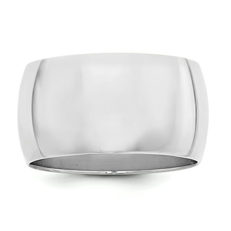 12 Mm Round Ring - Sterling Silver 12mm Half Round Band Ring