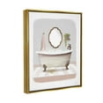 thumbnail image 3 of Stupell Industries Bubble Bath Tub Bathroom Graphic Art Metallic Gold Floating Framed Canvas Print Wall Art, Design by House Fenway, 3 of 6