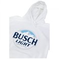 thumbnail image 5 of Busch Light Beer Logo White Colorway Hoodie-Medium, 5 of 5