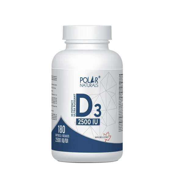 Polar Naturals Vitamine D3 2500 IU