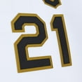 thumbnail image 3 of Men's Mitchell & Ness Roberto Clemente White Pittsburgh Pirates Cooperstown Collection Authentic Jersey, 3 of 5