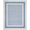 thumbnail image 3 of Nourison Whimsicle Modern Moroccan Ivory Blue 8'4" x 11'6" Area Rug, (8' x 12'), 3 of 9