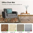 thumbnail image 3 of Anidaroel 36''x48''Chair Mat for Hardwood Floor/Tile Floor,Desk Chair Hard Floors,Under Desk Rug Protector Rolling Chair,Computer Gaming Mat,Low Pile Carpet Floor Mat,Brick Red/Dull Teal, 3 of 7