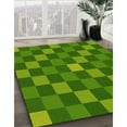 thumbnail image 2 of Ahgly Company Indoor Round Patterned Green Area Rugs, 5' Round, 2 of 6