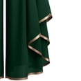 thumbnail image 5 of Levmjia Women's Chiffon Pants High Waisted Ruffled Hem Wide Leg Pants with Gold Trim Elastic Waist Flowy Casual Lounge Trousers for Evening Party, 5 of 5