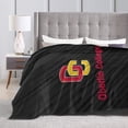 thumbnail image 4 of Oberlin College Logo Fleece Blanket, Very Soft Microfiber Flannel Blanket for Couch Warm and Cozy for All Seasons, 4 of 6
