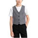 thumbnail image 1 of Odeerbi Chaqueta de Traje de Niños Con Cuello En V Chaqueta de Botón Con Bolsillos Chaqueta de Vestido Formal Para La Fiesta de Boda, 1 of 7