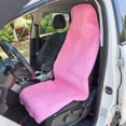 thumbnail image 2 of Txmasen Car Seat Towel Cover Sweat Absorbed Waterproof Front Seat Protector Car Interior Pink, 2 of 9