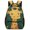 style-1, variant on Forest Giraffe Backpack Durable Laptop Canvas BagsBusiness Daypack for Men Women