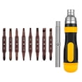 thumbnail image 3 of Juego de puntas de destornillador con mango de trinquete magnético en miniatura, kit de herramientas magnéticas con mango antideslizante, 3 of 5