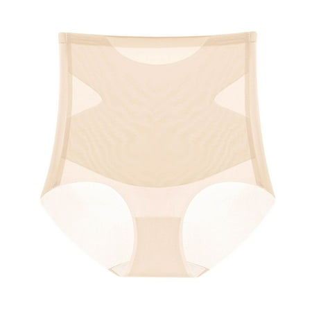 Yuzhih Panties for Women High Waisted Thin Shapewear Panty Stretch Curvy Body Shaper Underwear Seamless Compression Briefs