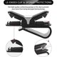 thumbnail image 3 of Glasses Holders for Car Sun Visor, Rotatable Car Eyeglasses Sunglasses Hanger Mount with Ticket Card Clip (Silver2), 3 of 4