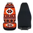 thumbnail image 4 of Renewold Southwest American Tribal Red Orange Auto Seat Covers Front Seats for SUV Truck Sedans Seats Washable Breathable Car Interior Accessories, Easy to Install, 4 of 7
